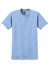 Gildan 2000/G200/G200T Mens Ultra Short Sleeve Crewneck T-Shirt Light Blue Flat Front