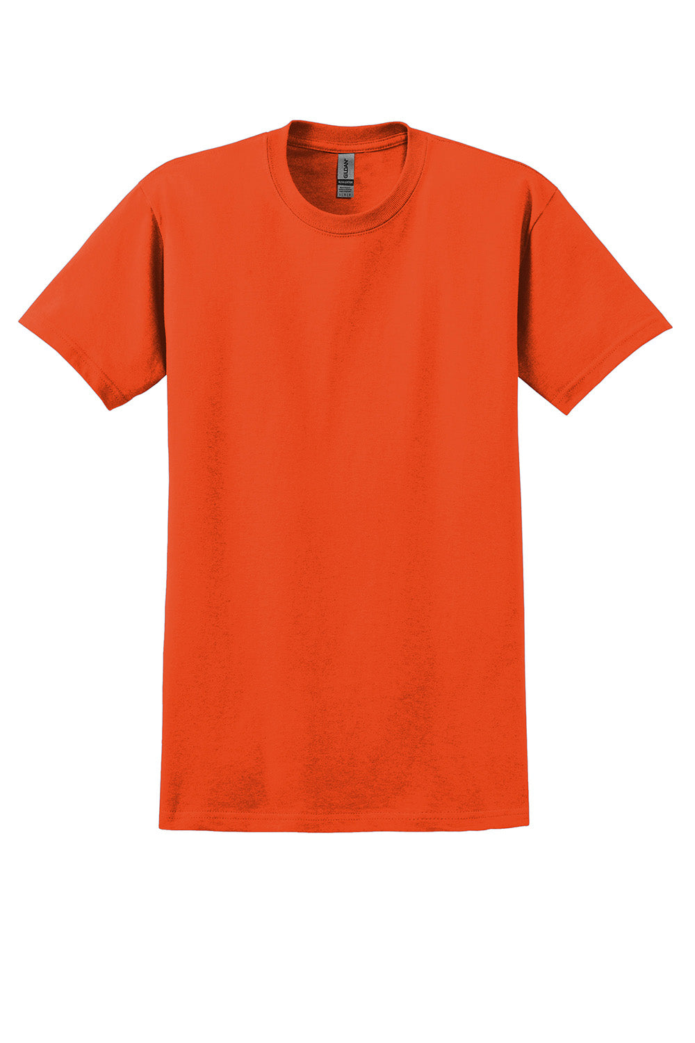 Gildan 2000/G200/G200T Mens Ultra Short Sleeve Crewneck T-Shirt Orange Flat Front