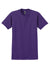 Gildan 2000/G200/G200T Mens Ultra Short Sleeve Crewneck T-Shirt Purple Flat Front