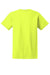 Gildan 2000/G200/G200T Mens Ultra Short Sleeve Crewneck T-Shirt Safety Green Flat Back