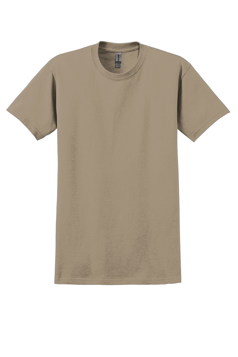 Gildan 2000/G200/G200T Mens Ultra Short Sleeve Crewneck T-Shirt Tan Flat Front