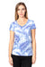 Threadfast Apparel 200RV Womens Ultimate Short Sleeve V-Neck T-Shirt Palm Paradise Model Front