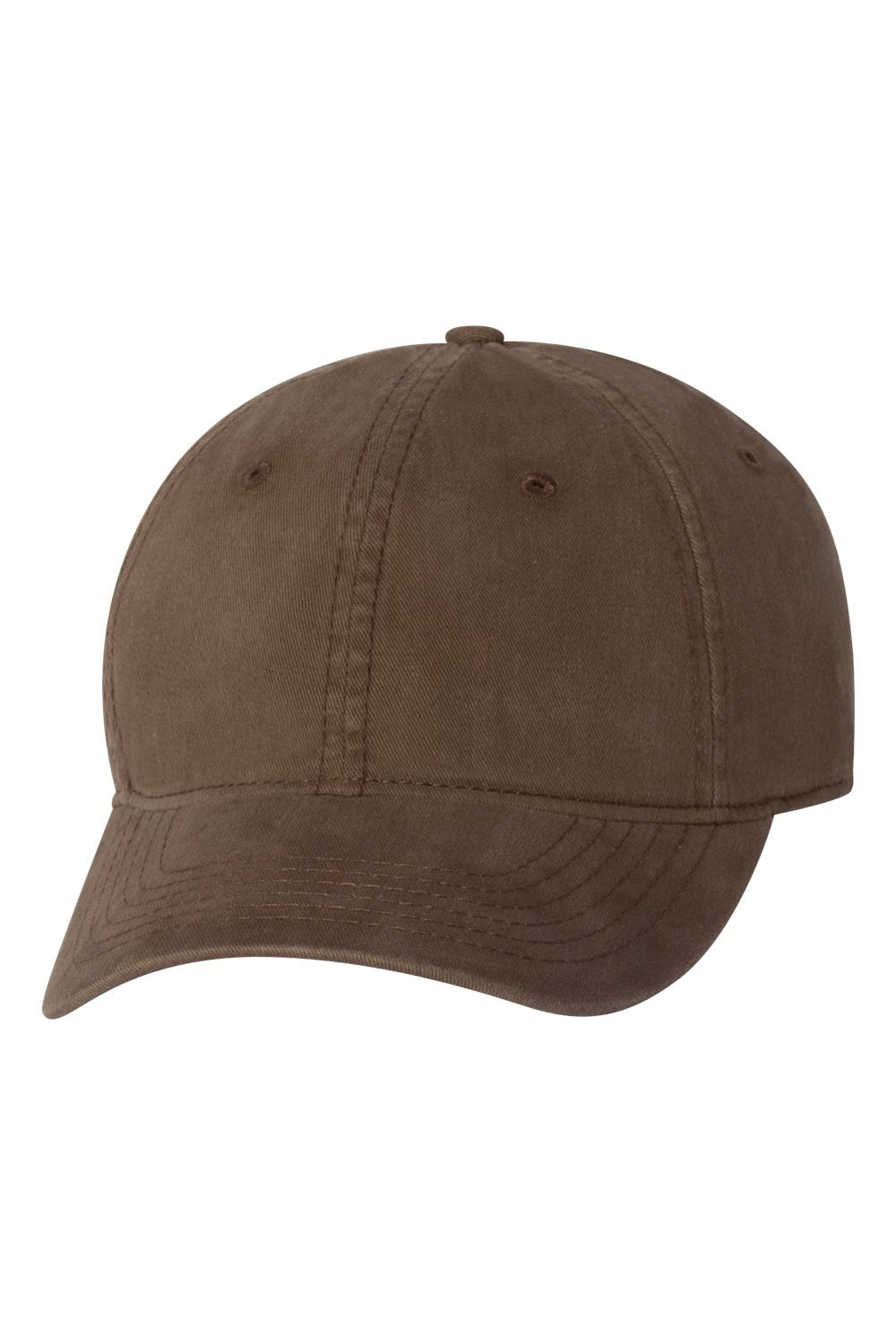 Sportsman AH35 Mens Unstructured Hat Brown Flat Front