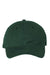 Sportsman AH35 Mens Unstructured Hat Dark Green Flat Front