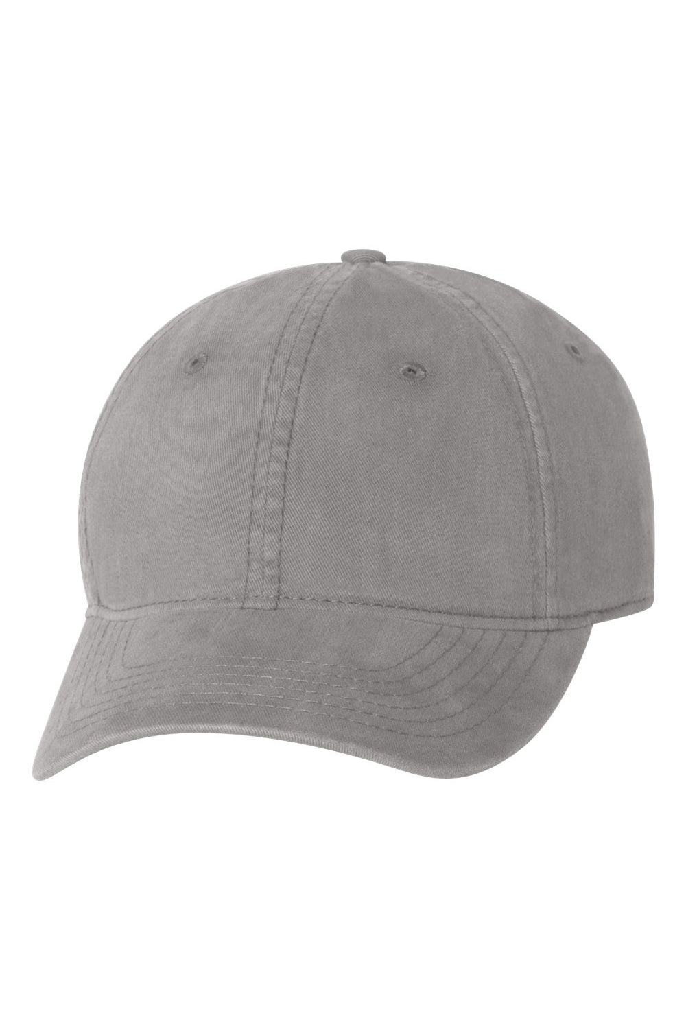 Sportsman AH35 Mens Unstructured Hat Grey Flat Front