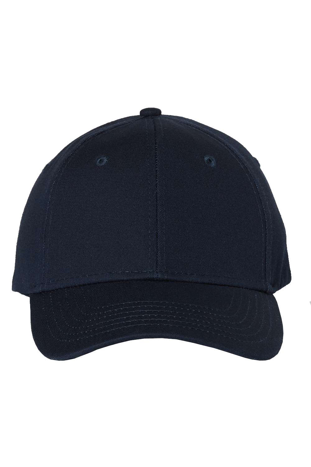 Valucap VC600 Mens Chino Hat Navy Blue Flat Front