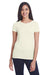 Threadfast Apparel 202A Womens Short Sleeve Crewneck T-Shirt Cream Model Front