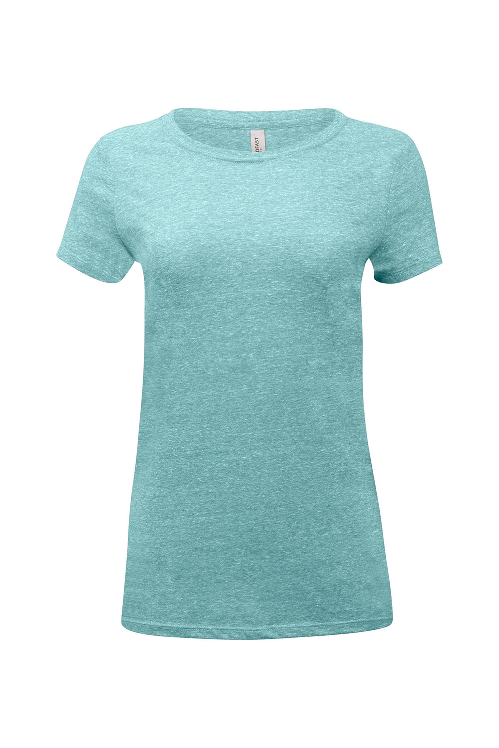 Threadfast Apparel 202A Womens Short Sleeve Crewneck T-Shirt Mint Flat Front