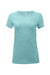 Threadfast Apparel 202A Womens Short Sleeve Crewneck T-Shirt Mint Flat Front