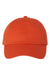 Valucap VC300A Mens Adult Bio-Washed Classic Dad Hat Orange Flat Front