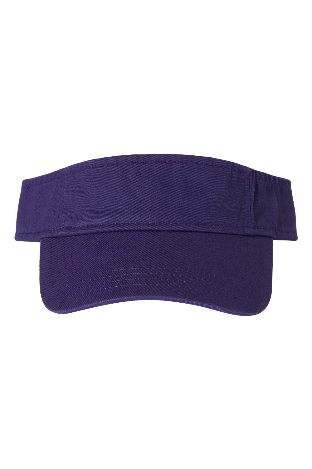 Valucap VC500 Mens Bio-Washed Visor Purple Flat Front