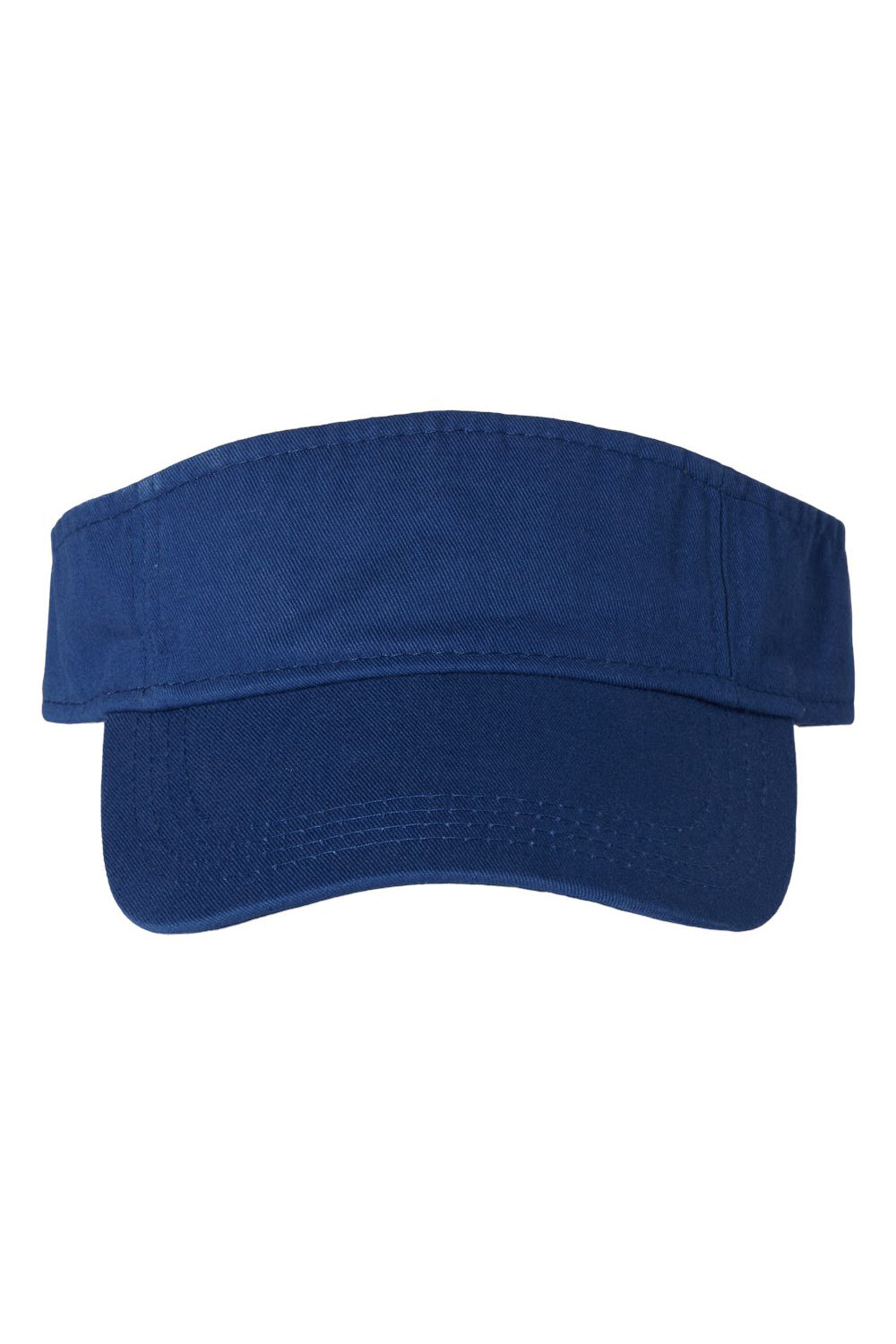 Valucap VC500 Mens Bio-Washed Visor Royal Blue Flat Front