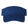 Valucap Mens Bio-Washed Adjustable Visor - Royal Blue - NEW