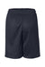 Badger 2207 Youth Pro Mesh Shorts Navy Blue Flat Back