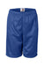 Badger 2207 Youth Pro Mesh Shorts Royal Blue Flat Front