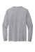 Jerzees 21LS/21ML/21MLR Mens Dri-Power Moisture Wicking Long Sleeve Crewneck T-Shirt Heather Grey Flat Back