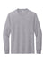 Jerzees 21LS/21ML/21MLR Mens Dri-Power Moisture Wicking Long Sleeve Crewneck T-Shirt Heather Grey Flat Front