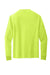 Jerzees 21LS/21ML/21MLR Mens Dri-Power Moisture Wicking Long Sleeve Crewneck T-Shirt Safety Green Flat Back