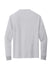 Jerzees 21LS/21ML/21MLR Mens Dri-Power Moisture Wicking Long Sleeve Crewneck T-Shirt Silver Grey Flat Back