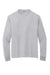 Jerzees 21LS/21ML/21MLR Mens Dri-Power Moisture Wicking Long Sleeve Crewneck T-Shirt Silver Grey Flat Front