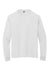 Jerzees 21LS/21ML/21MLR Mens Dri-Power Moisture Wicking Long Sleeve Crewneck T-Shirt White Flat Front