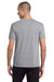 Jerzees 21M/21MR Mens Dri-Power Moisture Wicking Short Sleeve Crewneck T-Shirt Heather Grey Model Back