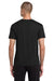 Jerzees 21M/21MR Mens Dri-Power Moisture Wicking Short Sleeve Crewneck T-Shirt Black Model Back