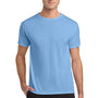 Jerzees Mens Dri-Power Moisture Wicking Short Sleeve Crewneck T-Shirt - Light Blue