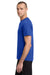 Jerzees 21M/21MR Mens Dri-Power Moisture Wicking Short Sleeve Crewneck T-Shirt Royal Blue Model Side