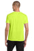 Jerzees 21M/21MR Mens Dri-Power Moisture Wicking Short Sleeve Crewneck T-Shirt Safety Green Model Back