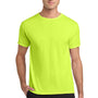 Jerzees Mens Dri-Power Moisture Wicking Short Sleeve Crewneck T-Shirt - Safety Green