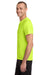 Jerzees 21M/21MR Mens Dri-Power Moisture Wicking Short Sleeve Crewneck T-Shirt Safety Green Model Side