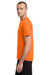 Jerzees 21M/21MR Mens Dri-Power Moisture Wicking Short Sleeve Crewneck T-Shirt Safety Orange Model Side