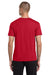 Jerzees 21M/21MR Mens Dri-Power Moisture Wicking Short Sleeve Crewneck T-Shirt True Red Model Back