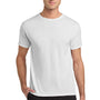 Jerzees Mens Dri-Power Moisture Wicking Short Sleeve Crewneck T-Shirt - White