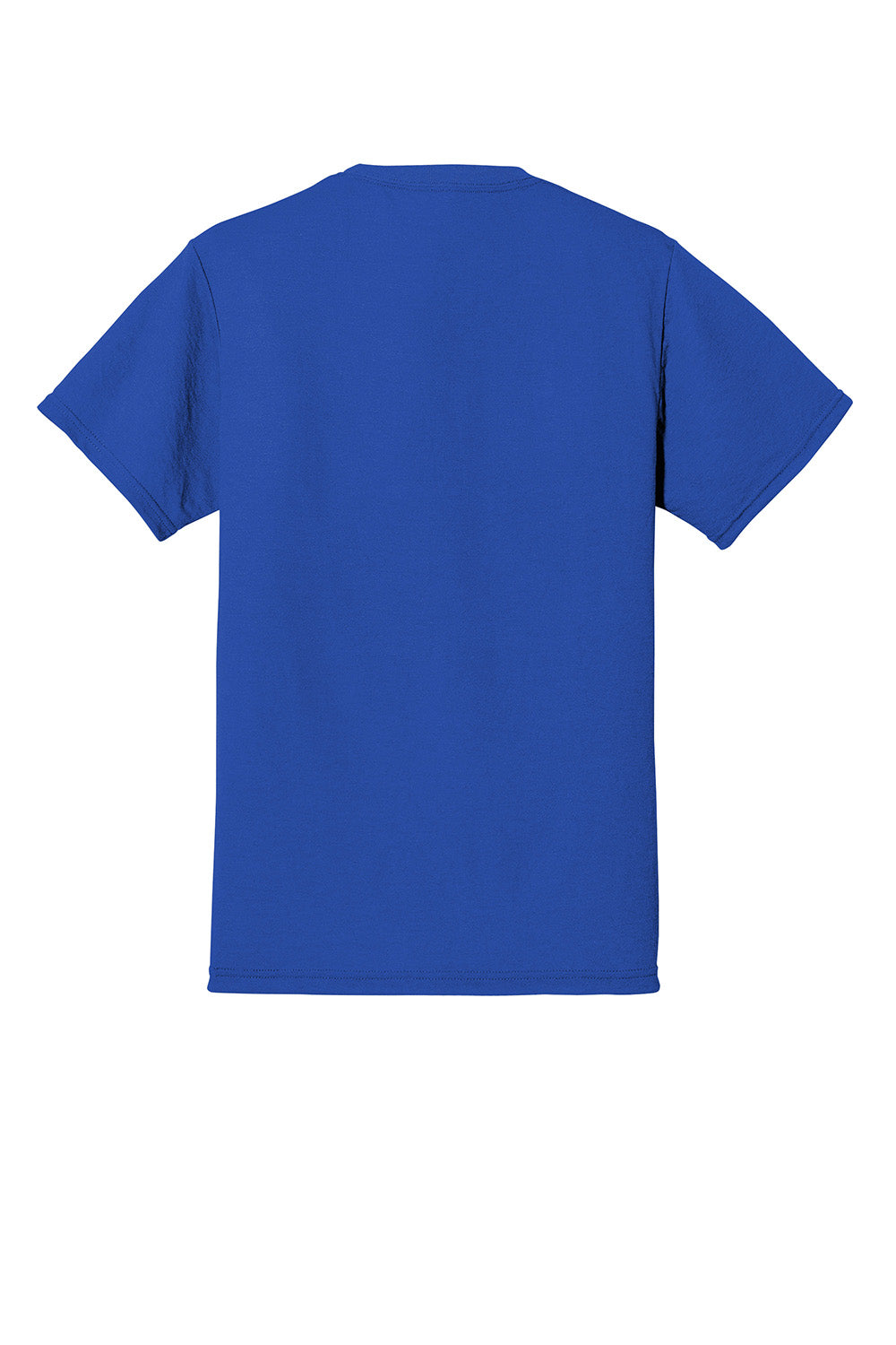 Jerzees 21M/21MR Mens Dri-Power Moisture Wicking Short Sleeve Crewneck T-Shirt Royal Blue Flat Back