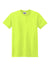 Jerzees 21M/21MR Mens Dri-Power Moisture Wicking Short Sleeve Crewneck T-Shirt Safety Green Flat Front