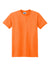 Jerzees 21M/21MR Mens Dri-Power Moisture Wicking Short Sleeve Crewneck T-Shirt Safety Orange Flat Front