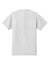 Jerzees 21M/21MR Mens Dri-Power Moisture Wicking Short Sleeve Crewneck T-Shirt White Flat Back