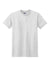 Jerzees 21M/21MR Mens Dri-Power Moisture Wicking Short Sleeve Crewneck T-Shirt White Flat Front