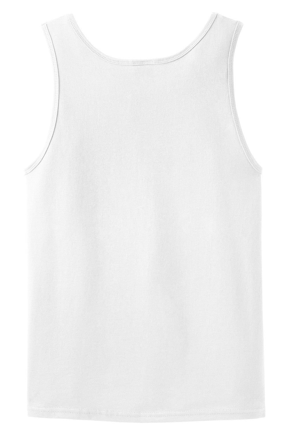 Gildan 2200/G220 Mens Ultra Tank Top White Flat Back