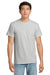 Gildan 2300/G230 Mens Ultra Short Sleeve Crewneck T-Shirt w/ Pocket Ash Grey Model Front