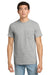 Gildan 2300/G230 Mens Ultra Short Sleeve Crewneck T-Shirt w/ Pocket Sport Grey Model Front