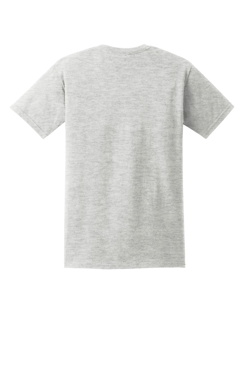 Gildan 2300/G230 Mens Ultra Short Sleeve Crewneck T-Shirt w/ Pocket Ash Grey Flat Back