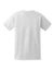 Gildan 2300/G230 Mens Ultra Short Sleeve Crewneck T-Shirt w/ Pocket White Flat Back