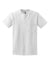 Gildan 2300/G230 Mens Ultra Short Sleeve Crewneck T-Shirt w/ Pocket White Flat Front