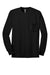 Gildan 2410/G241 Mens Ultra Long Sleeve Crewneck T-Shirt w/ Pocket Black Flat Front