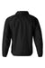 Augusta Sportswear 3100 Mens Water Resistant Snap Down Coaches Jacket Black Flat Back