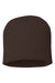 Sportsman SP08 Mens Beanie Brown Flat Front