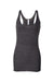 Bella + Canvas 8430 Womens Tank Top Charcoal Black Flat Front